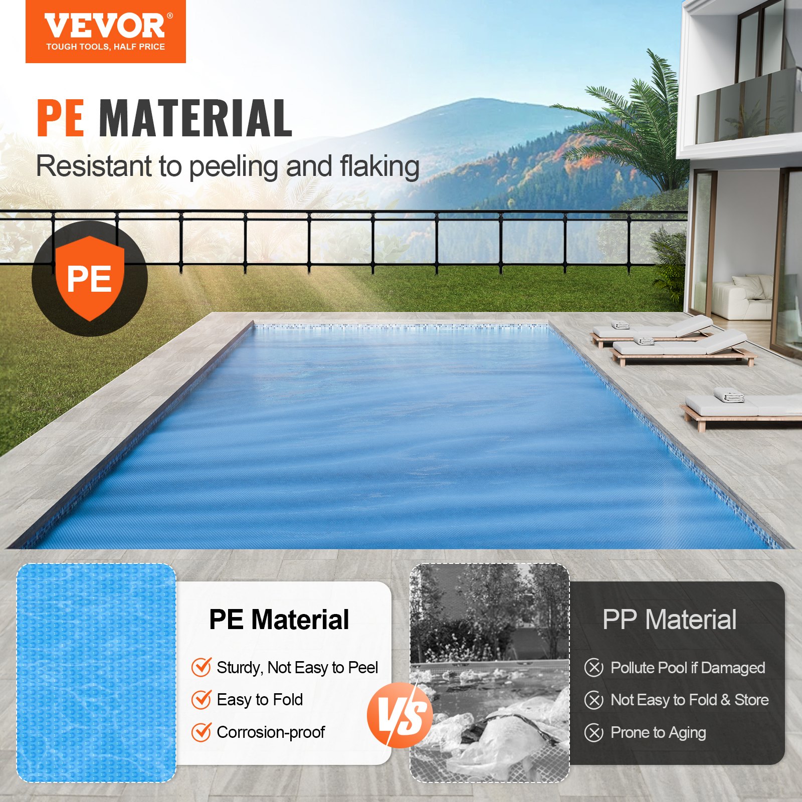 Solar Pool Cover, 28 X 14 Ft Rectangle Solar Blanket For Pools, Inground Above Ground Swimming Pool Solar Cover, 12… - 2