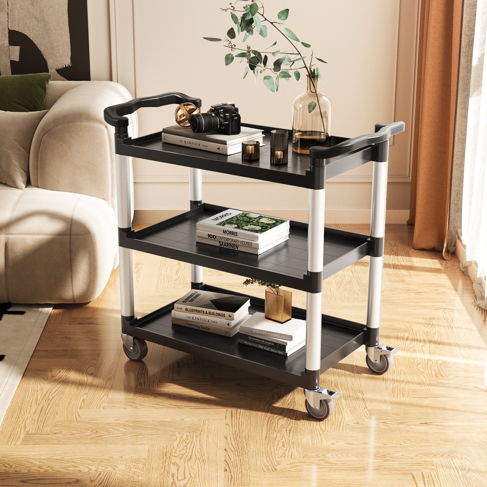 3-Tier Utility Cart with Wheels, picture 2 of 2
