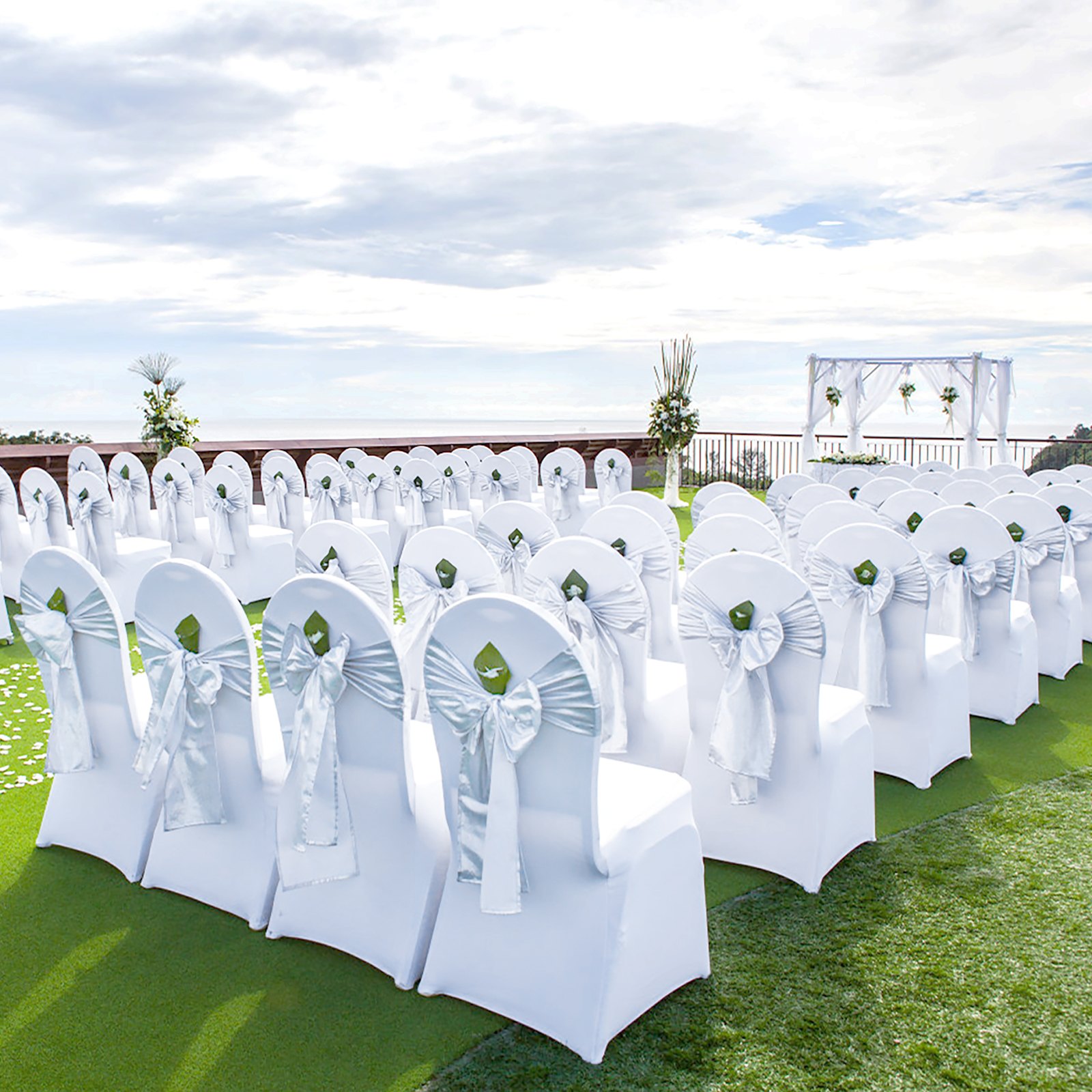 Stretch Spandex Folding Chair Covers, Universal Fitted Chair Cover, Removable Washable Protective Slipcovers, For Wedding, Holiday, Banquet, Party,... White - Shop at LoveMi