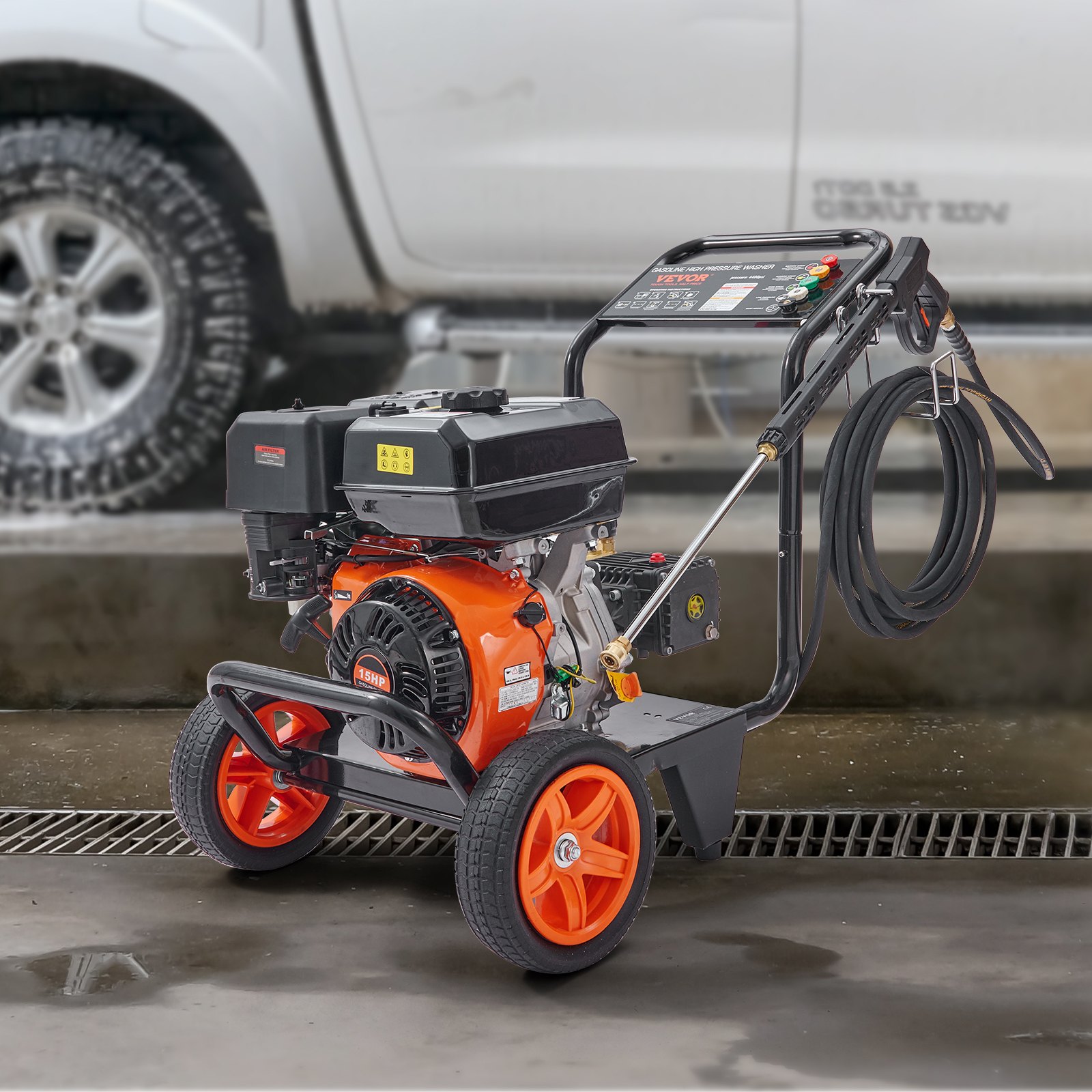 Gas Pressure Washer, 4400 PSI 4.0 GPM, Gas Powered Pressure Washer With Copper P