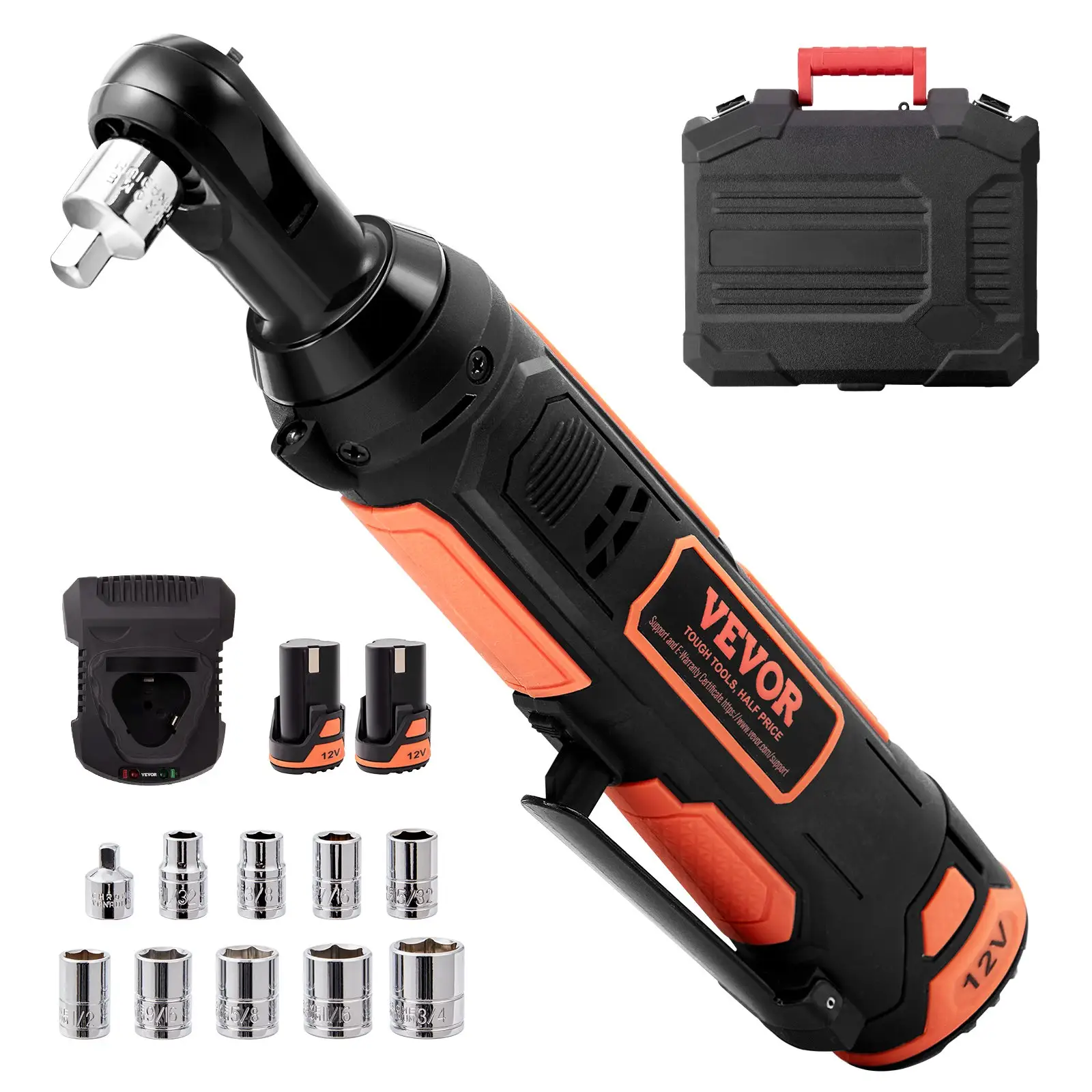 3 8" Cordless Electric Ratchet Wrench Set