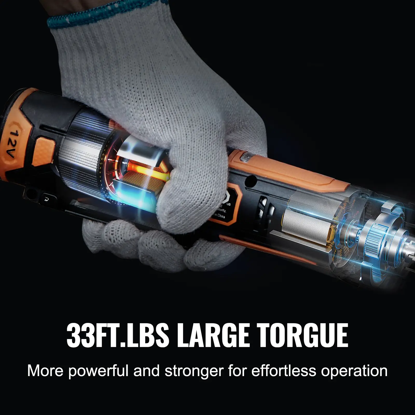3 8" Cordless Electric Ratchet Wrench Set