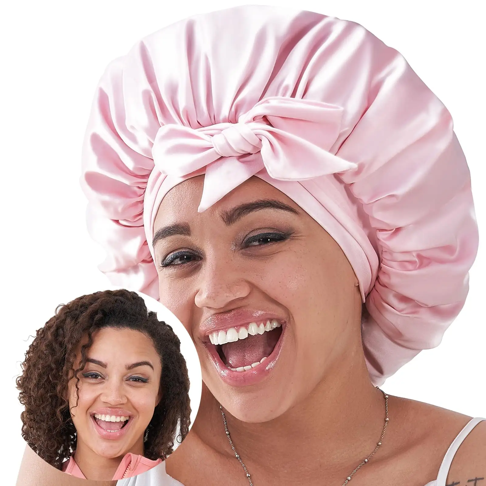 Silk Bonnet For Sleeping Women, Satin Hair