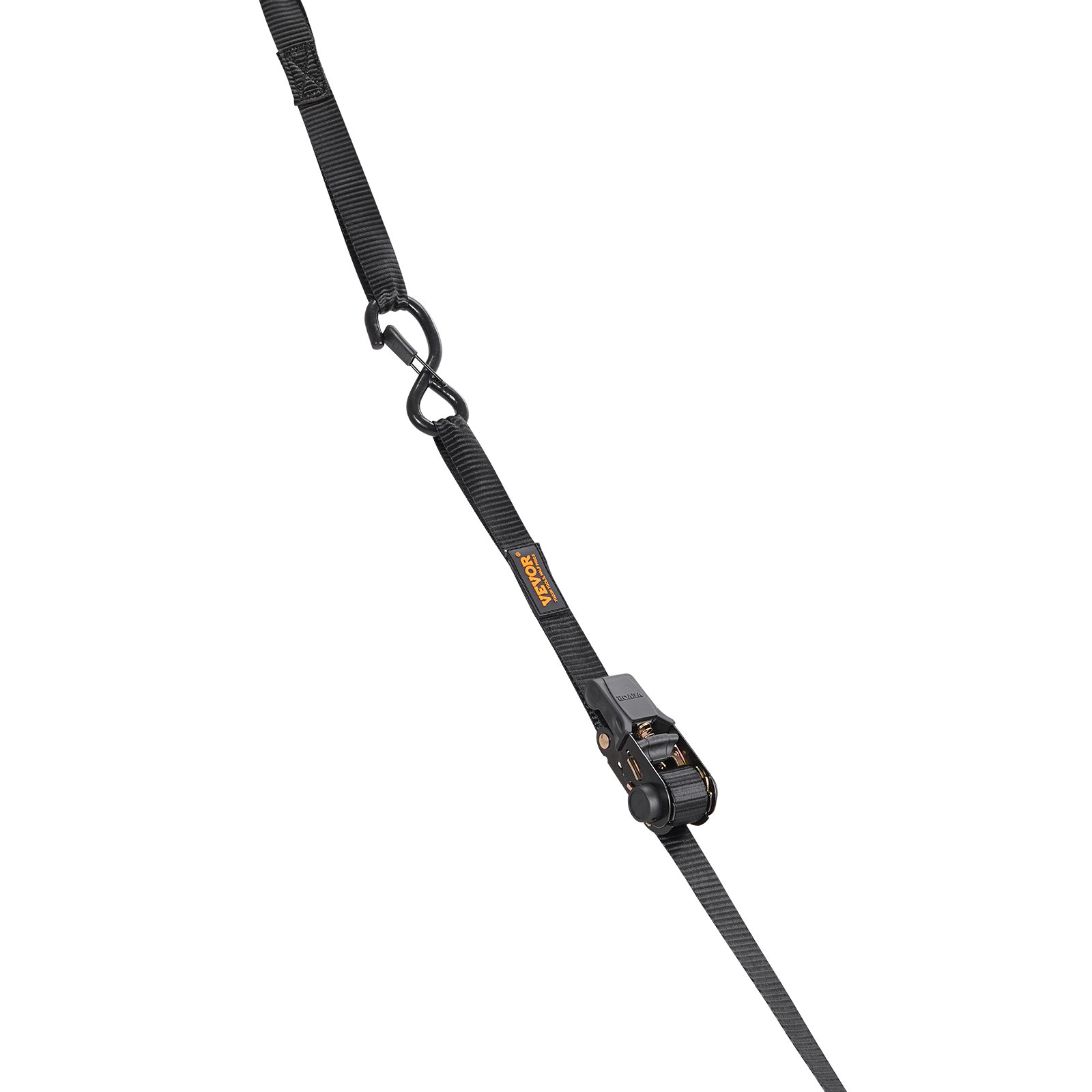 Ratchet Tie Down Straps (4PK), 2200 Lb Max Break Strength, Includes 4 Premium 1" X 15' Rachet Tie Downs With Padded Handles, For Moving Securing Cargo, Appliances, Lawn Equipment, Motorcycle