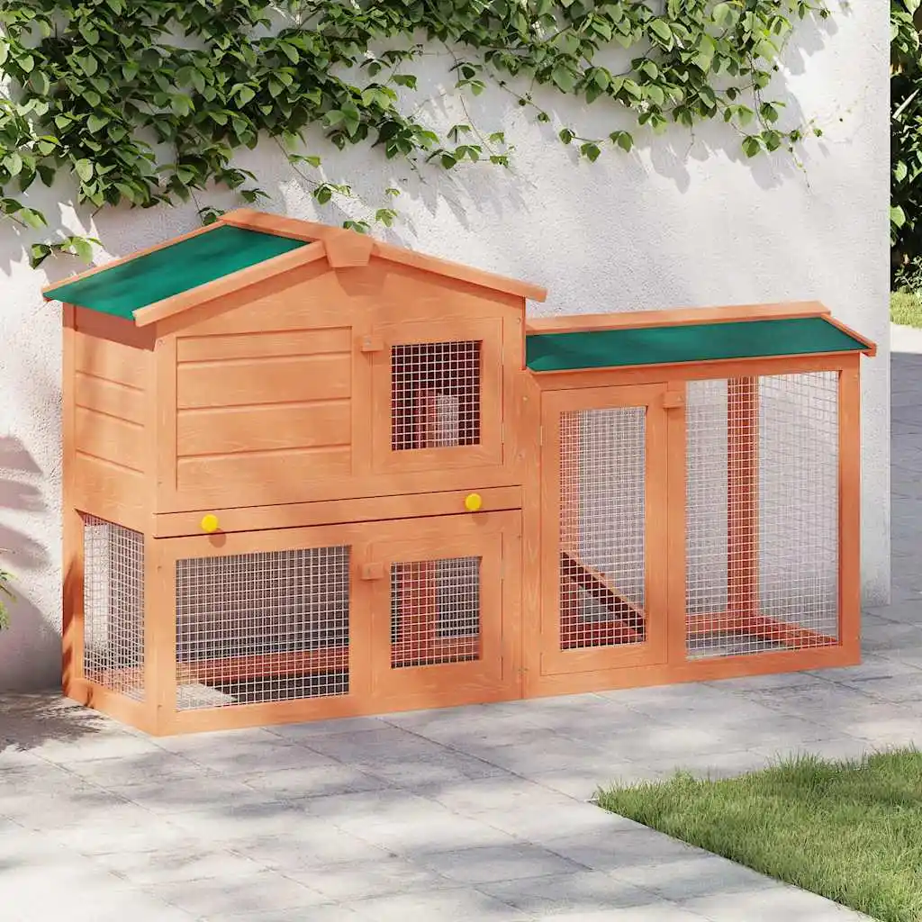 Large Rabbit Hutch and 145x