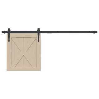 Mini Sliding Door Fitting Set for Cabinet Doors, Carbon Steel, 200