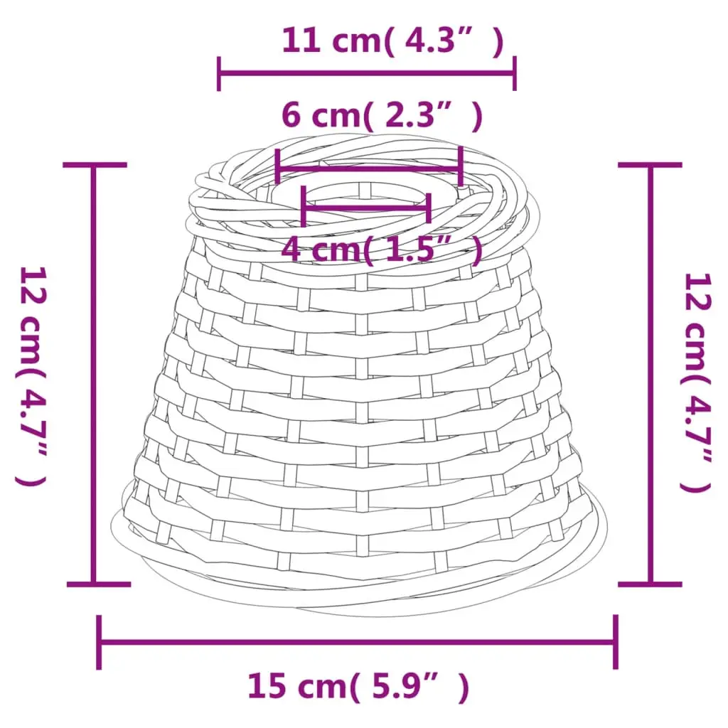 Lampshade Ø Willow Lampshade Ø Willow