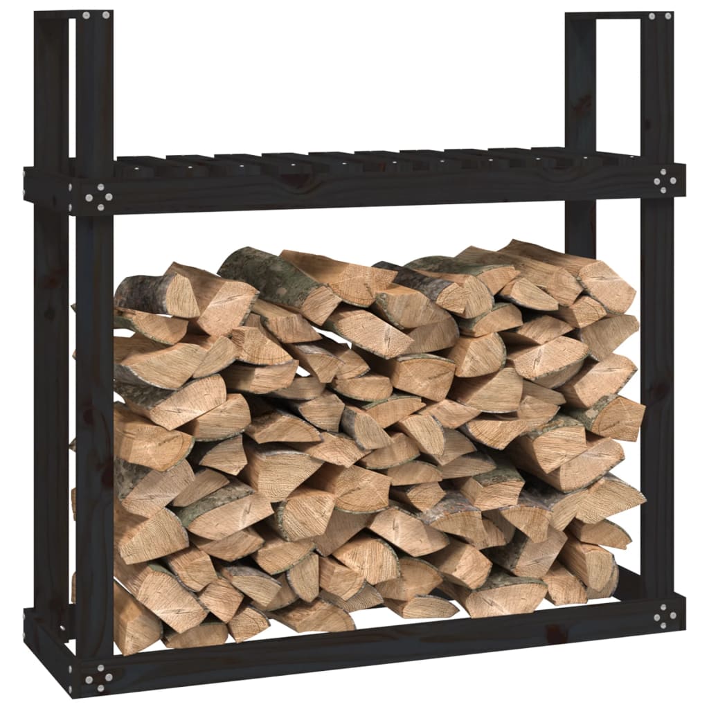   Firewood Rack 110x35x108.5 cm Solid Pine Wood