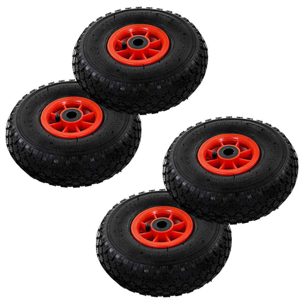 Sack Truck Wheels 2 pcs. Rubber 3.00-4 (245×82) – 4
