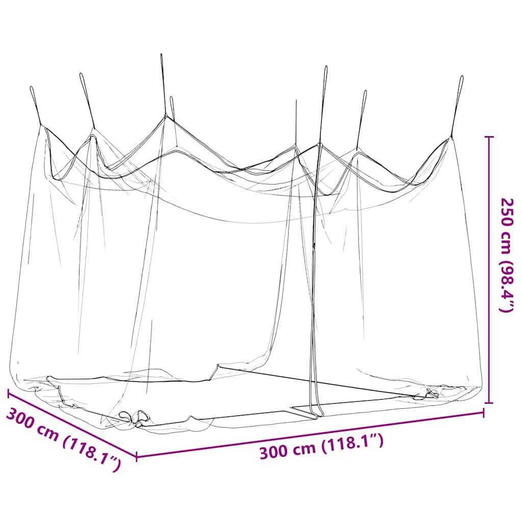Mosquito Net Indoor Outdoor 156 Mesh 300x