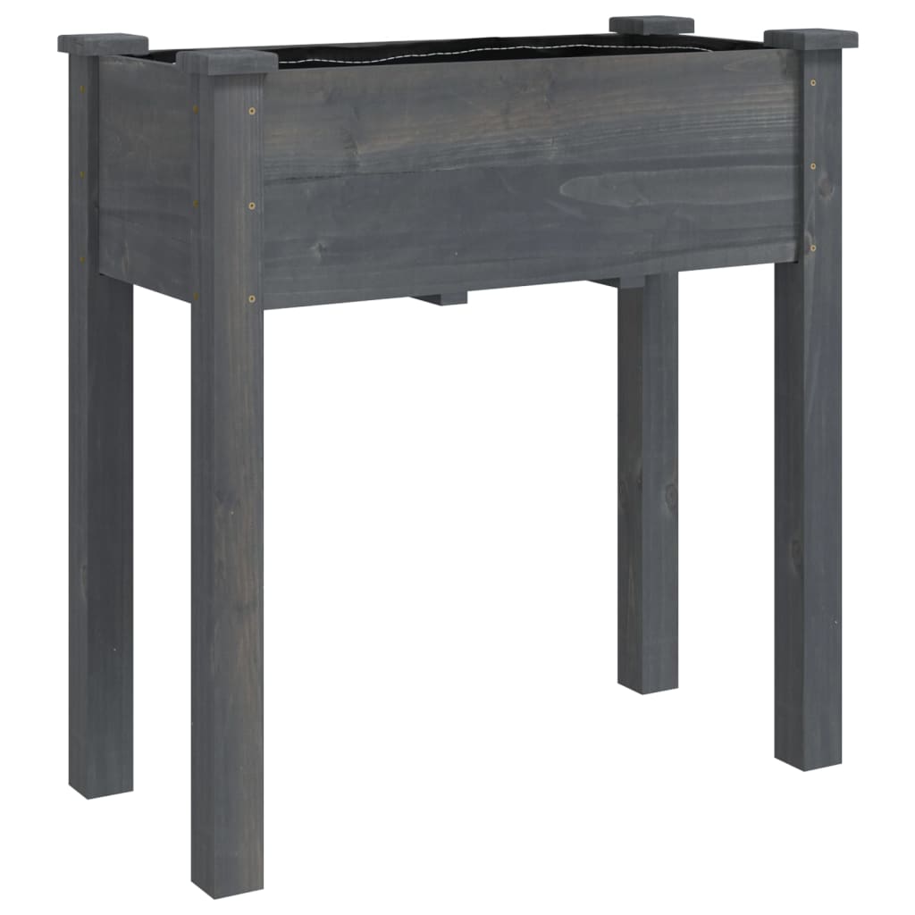 Wooden Planter with Insert