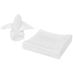 10 dinner napkins 25 dinner napkins 50 dinner napkins 100 - White - View 1