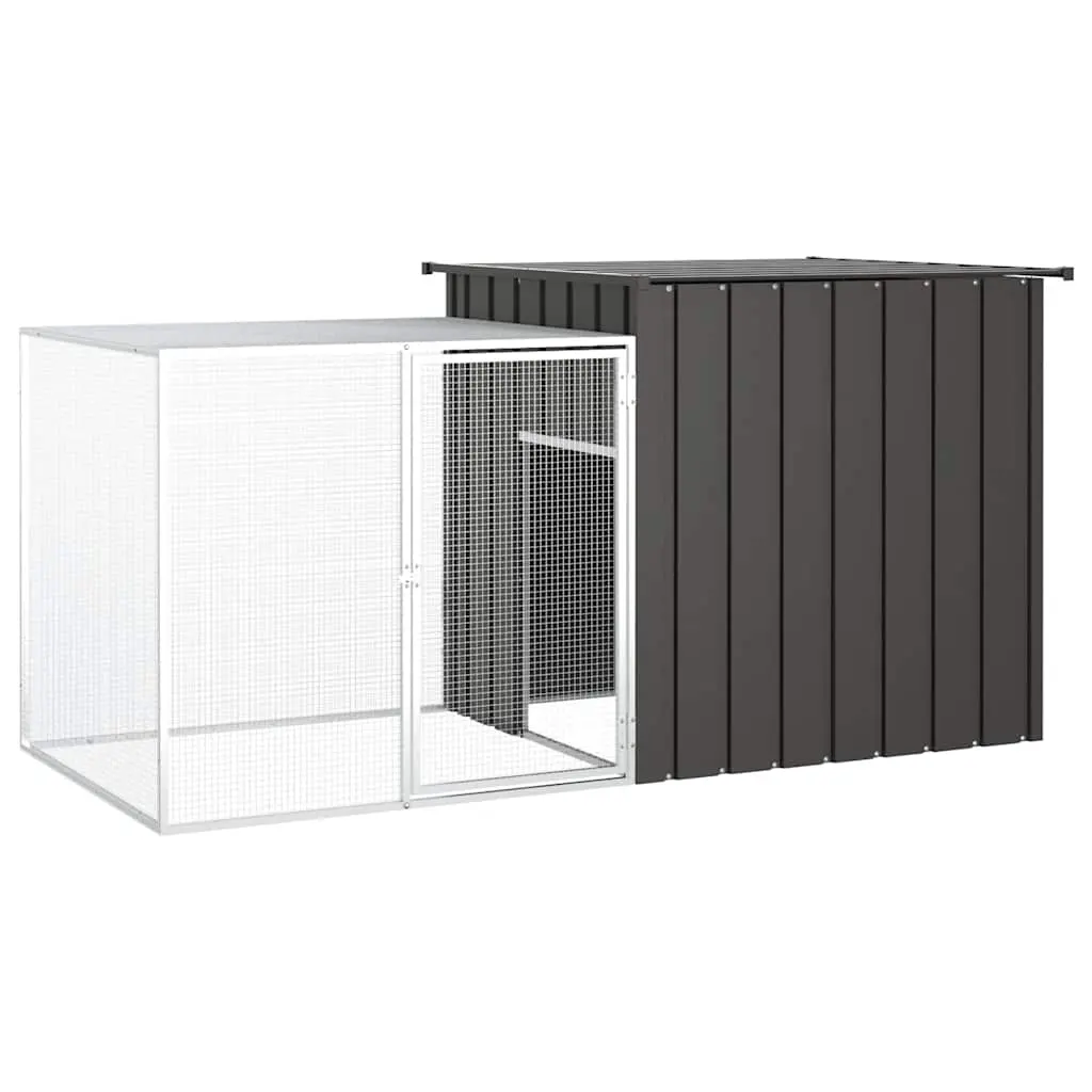 Chicken Cage Anthracite 200x Galvanized