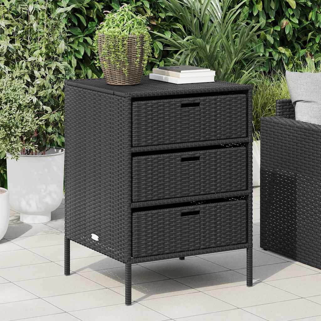 Garden Cabinet 55x Poly Rattan Garden Cabinet 55x Product Image