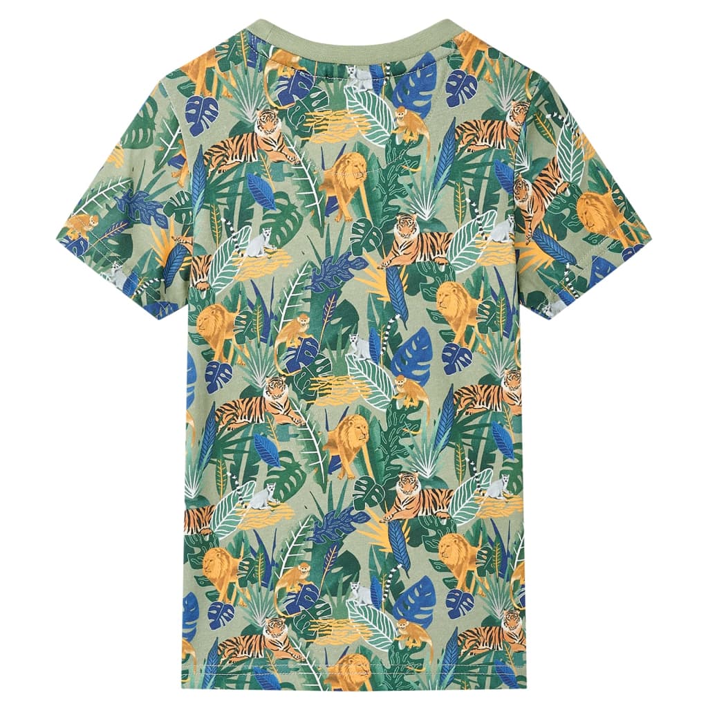 Children's Short-sleeved Shirt, Multicoloured, Size 104 Children's Short-sleeved Shirt, Multicoloured, Size 116 Children's Short-sleeved Shirt, Multicoloured