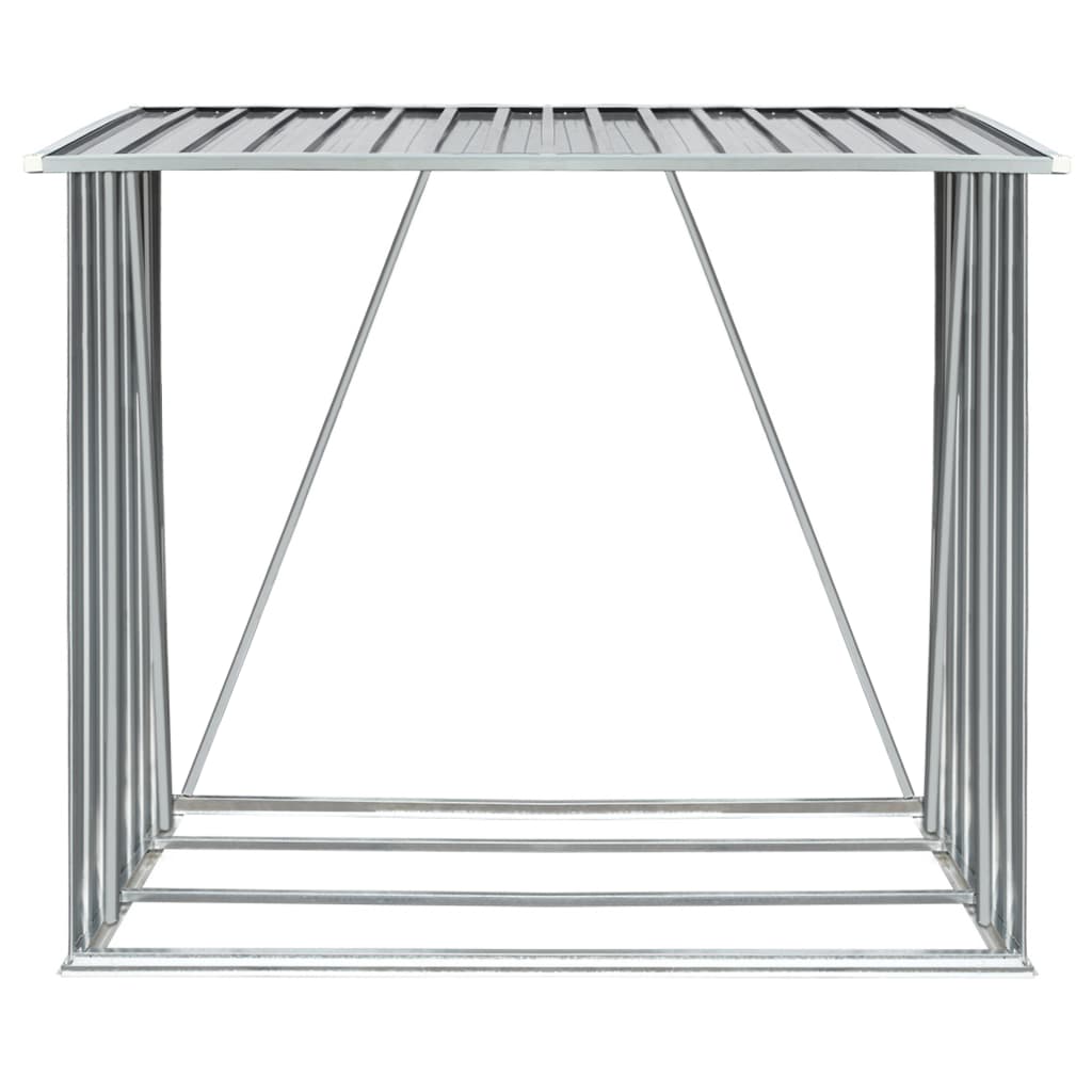   Galvanized Firewood Storage Unit 163 x   Galvanized Firewood Storage Unit