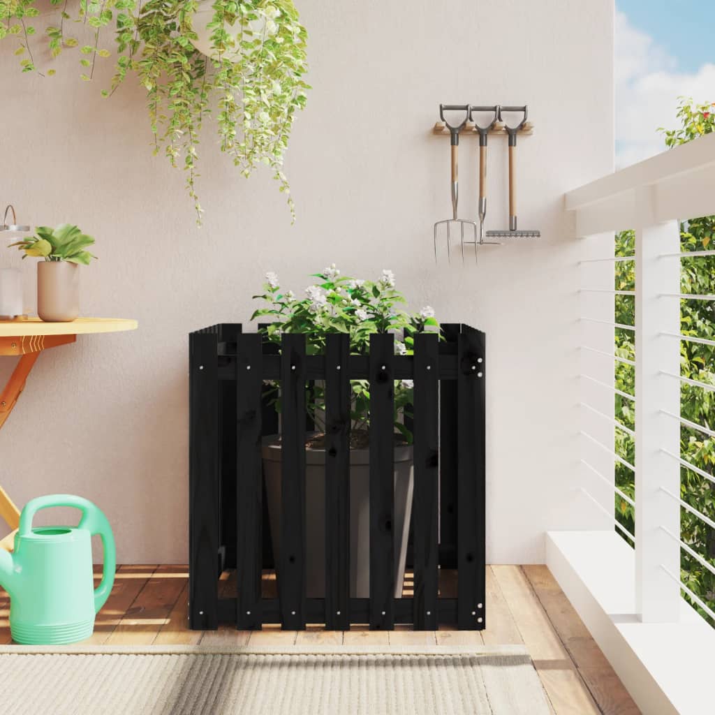 Wooden Picket Fence Planter, picture 5 of 7