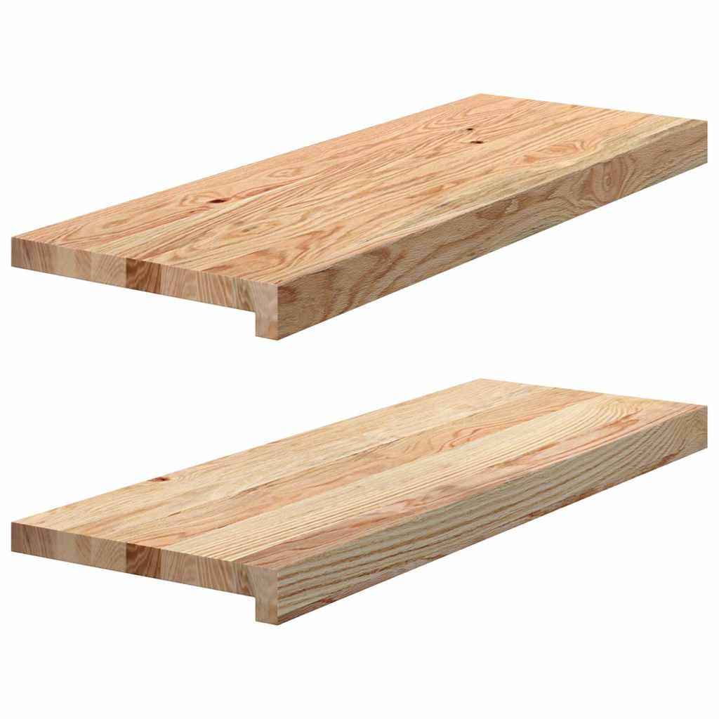   Stair Treads 2 pcs. Untreated 70x Solid Oak Wood