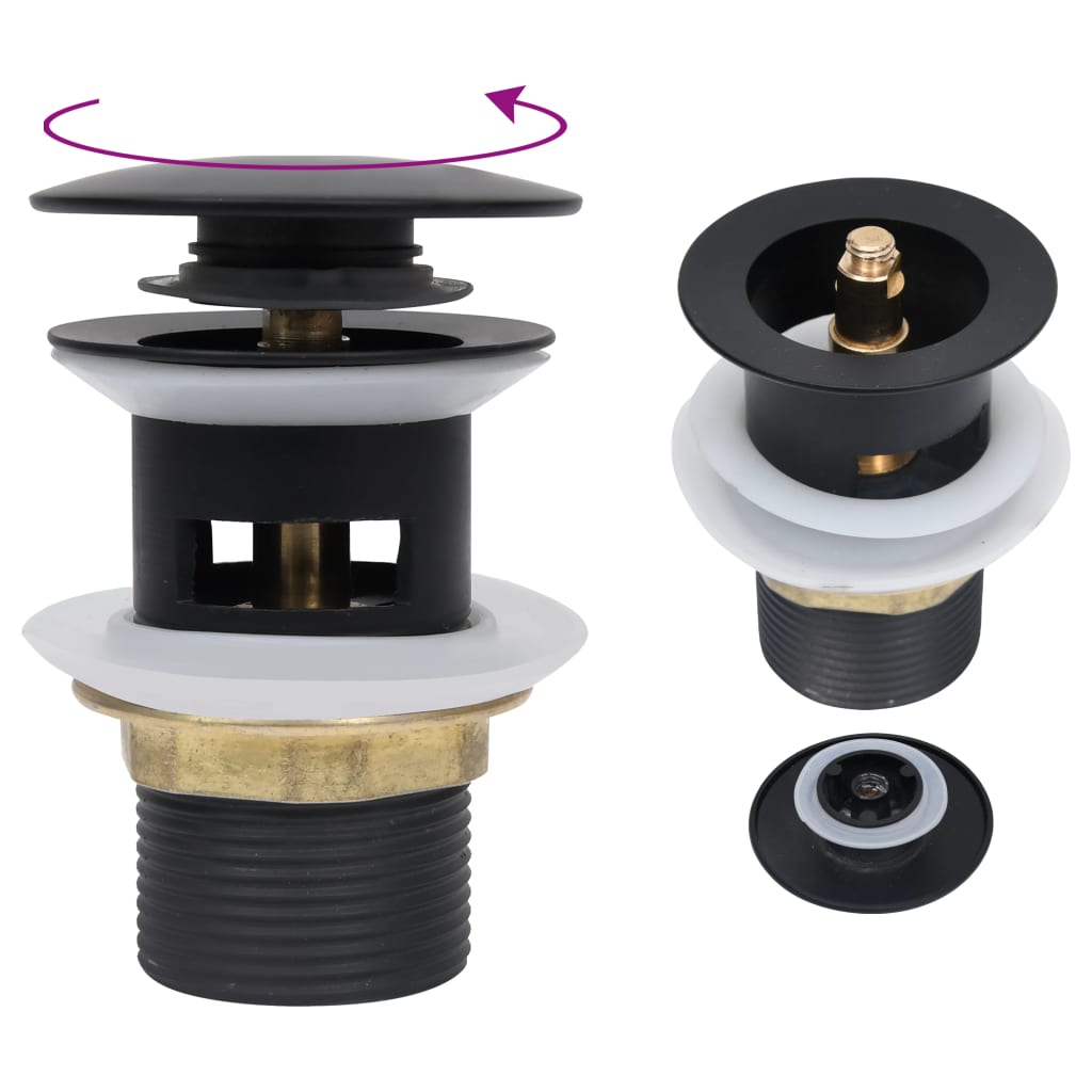   drain fitting with overflow 6.4x6.4x9.1 cm   drain fitting