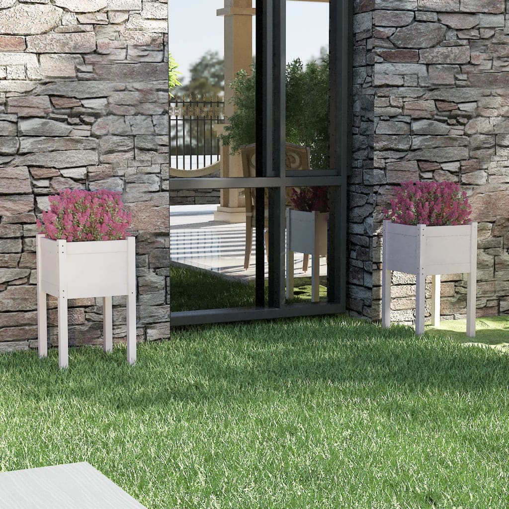 Massives Hochbeet Aus Kiefernholz Für Garten Und Terrasse_voghion.com