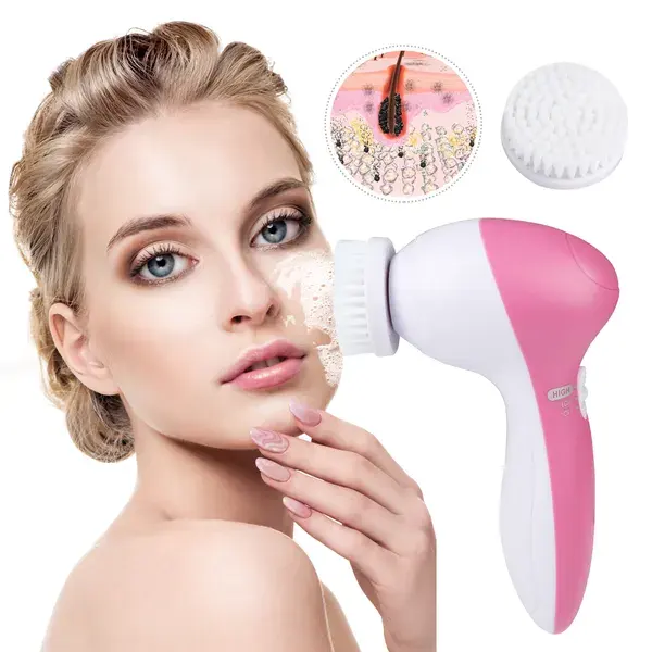 Waterproof Facial Cleansing Brush Face Spin Cleaning