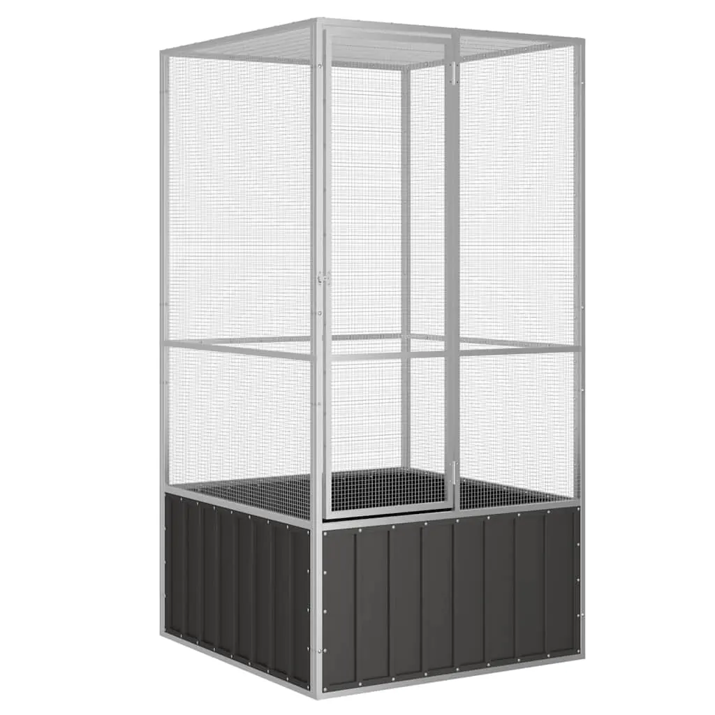 bird cage anthracite 111x107x211.5 cm Galvanized