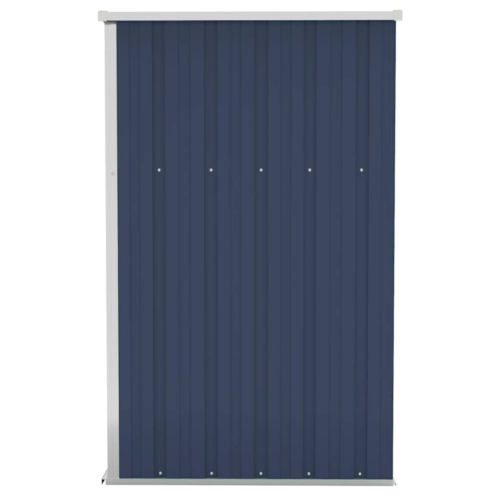 Wall-mounted Garden Shed Galvanized Steel Anthracite Grey Storage_voghion.com