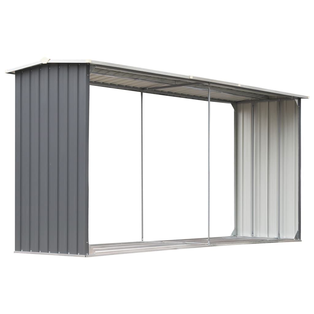   firewood storage made of galvanized steel 330 x   firewood storage