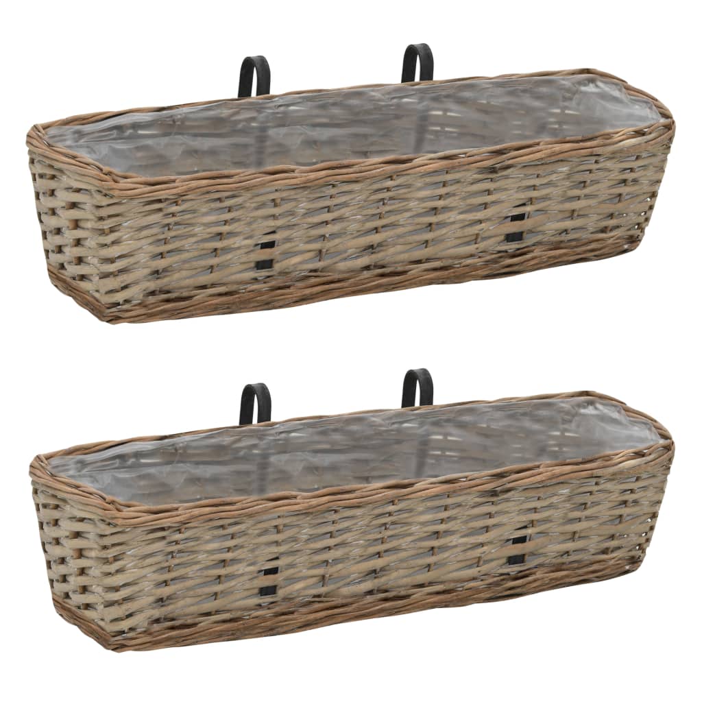 Willow Balcony Planters, Set of 2, picture 5 of 6
