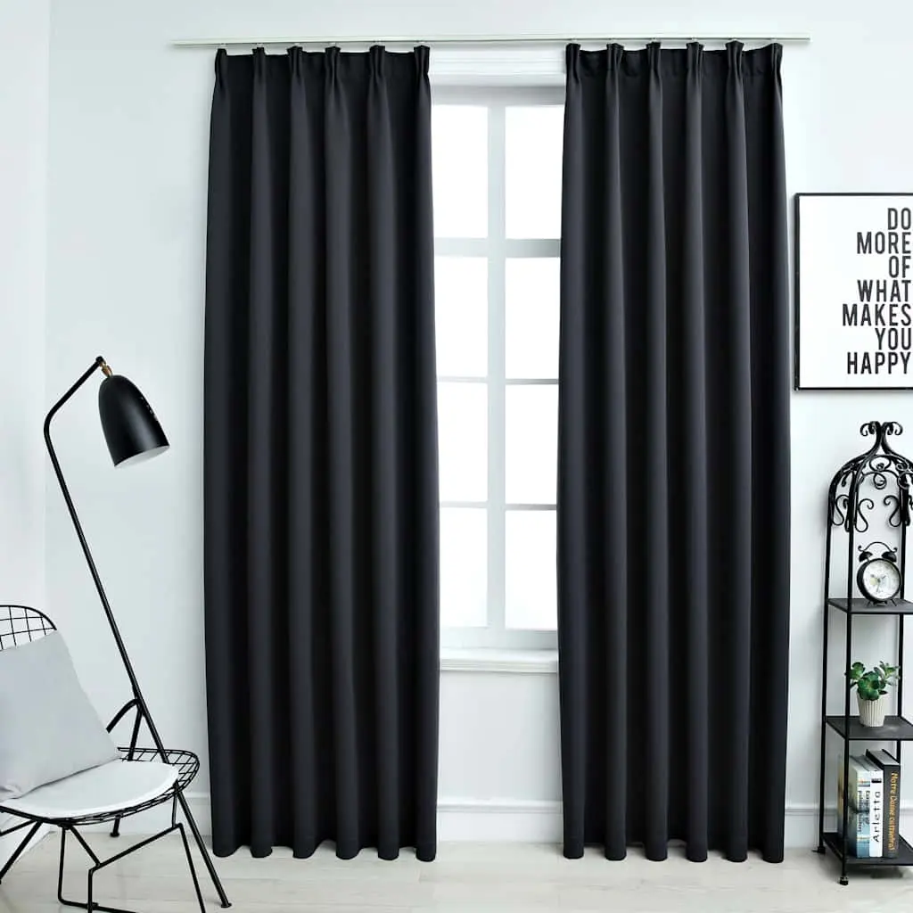 blackout curtains with hooks, .