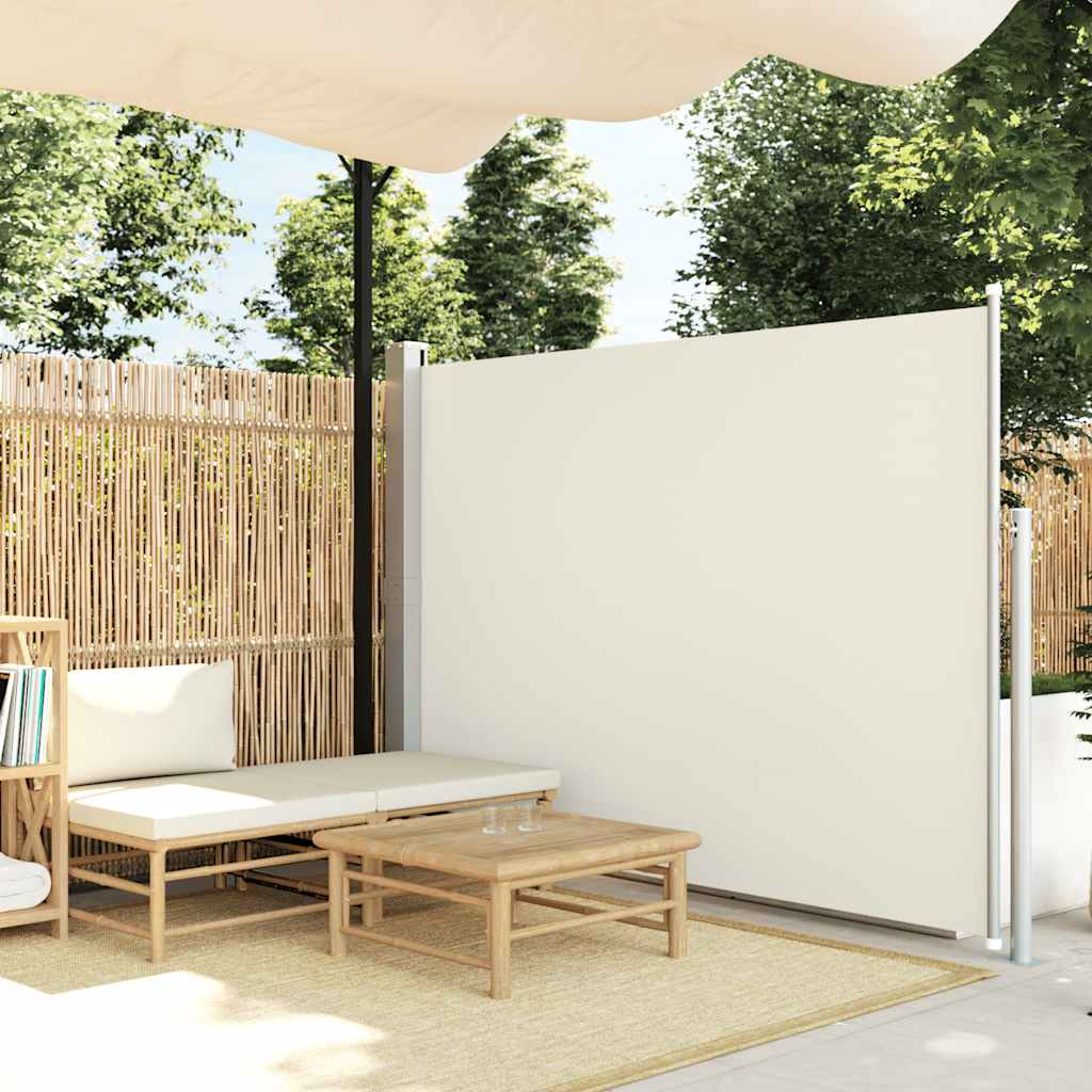 Extendable Side Awning 170×300 cm Extendable Side Awning Cream - Shop at LoveMi