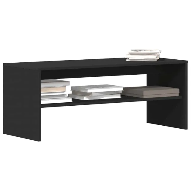 TV cabinet wood based material TV cabinet oak look Black - Shop at LoveMi