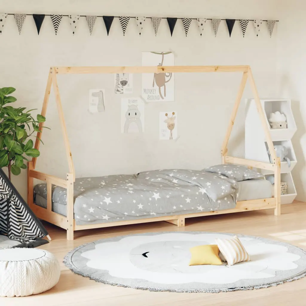 Children's Bed Solid Pine Wood