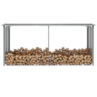 firewood storage made of galvanized steel 330 x   firewood storage