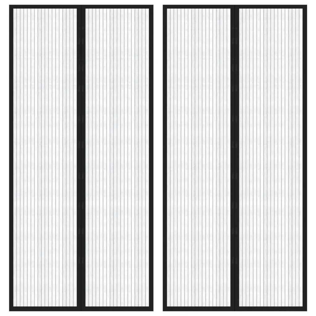 Fly Screen Door Curtains, . Magnetic Fly Screen Door Curtain 2 - 220 X 110 Cm