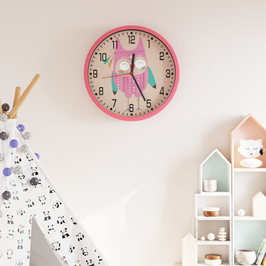 wall clock Ø25.5 cm polystyrene and wall clock