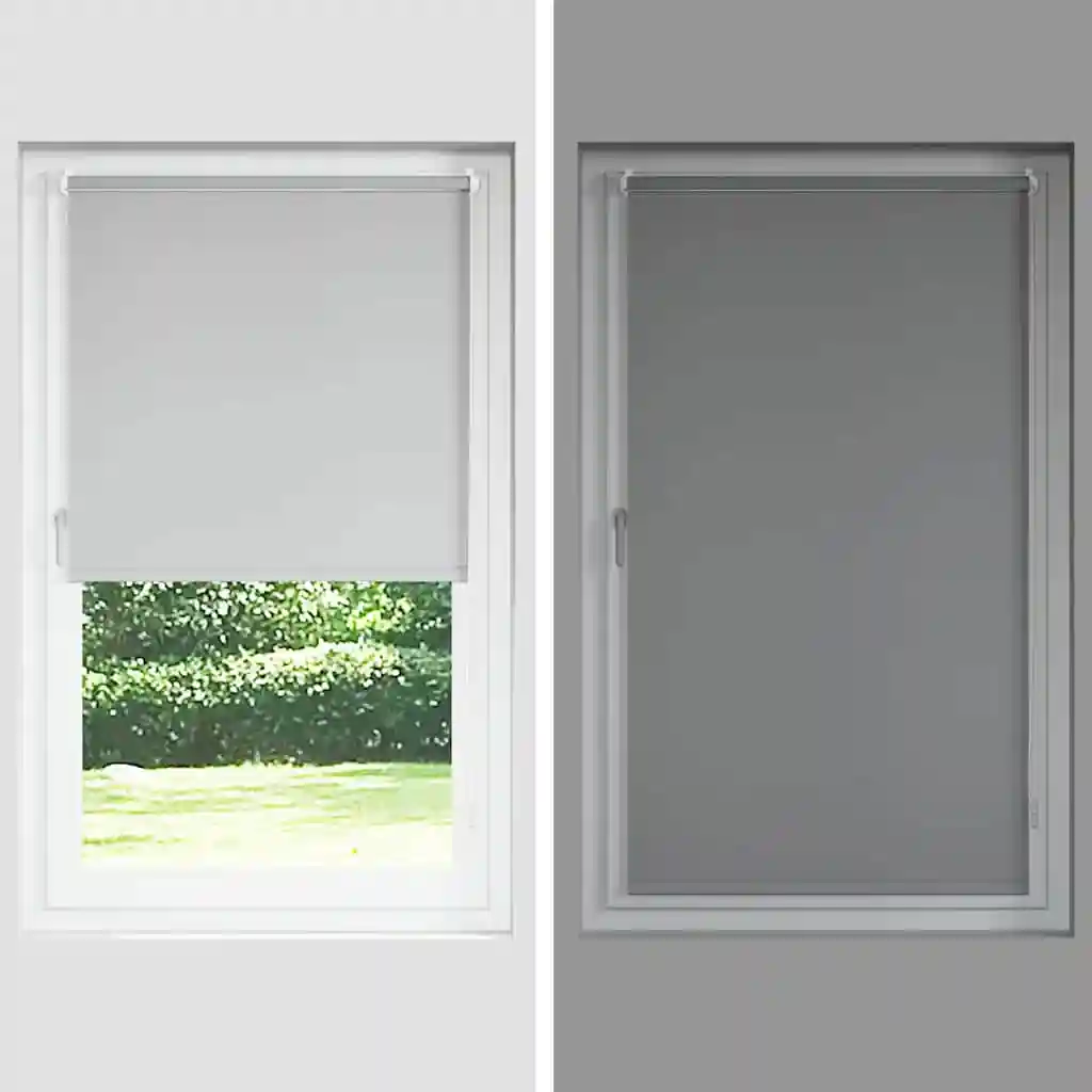 blackout roller blind, fabric width 45.7 cm
