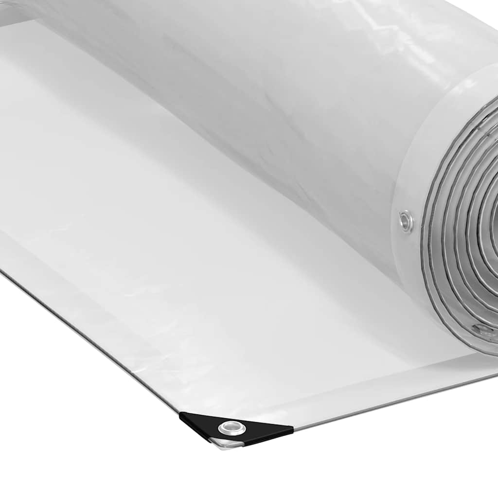 Transparent Tarpaulin with Eyelets 1×2 m Polyethylene