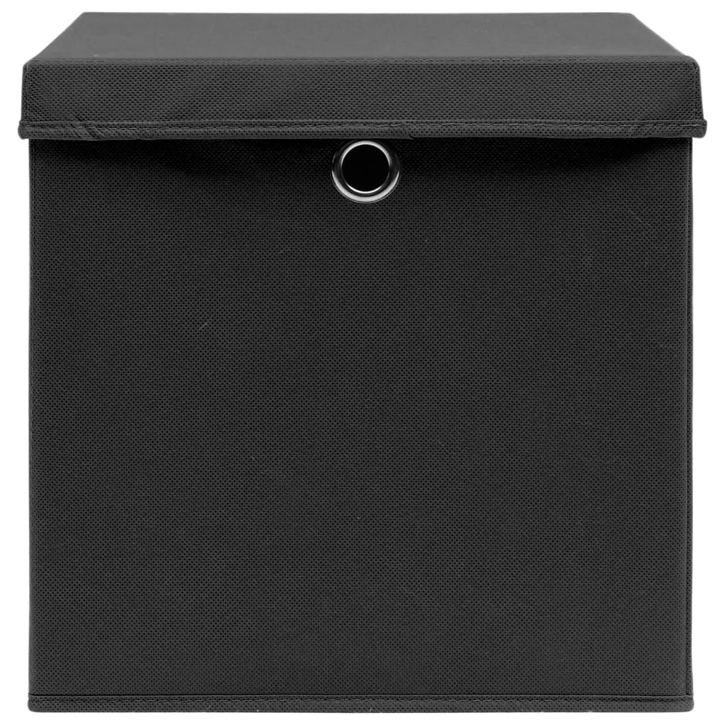 storage boxes with lids, 4 pieces, 32x