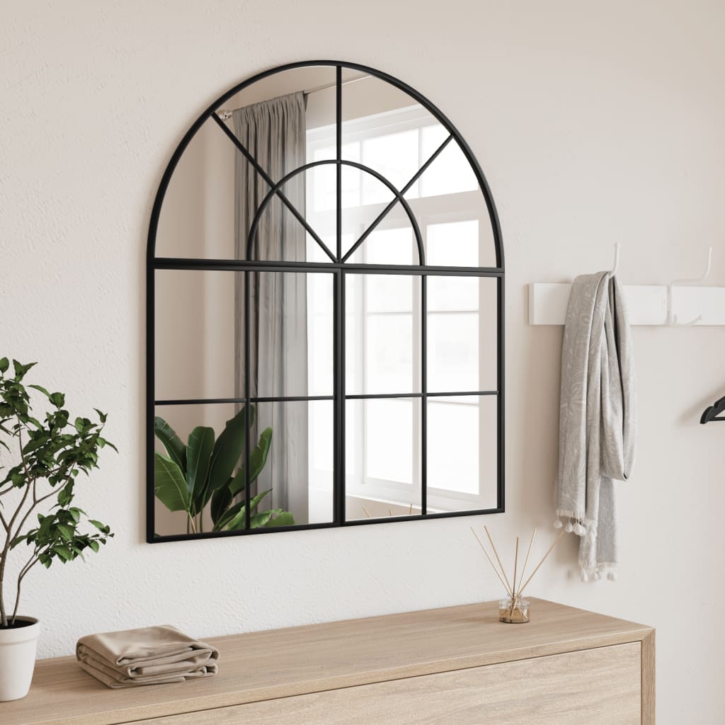 Curved Iron Wall Mirror, picture 3 of 4