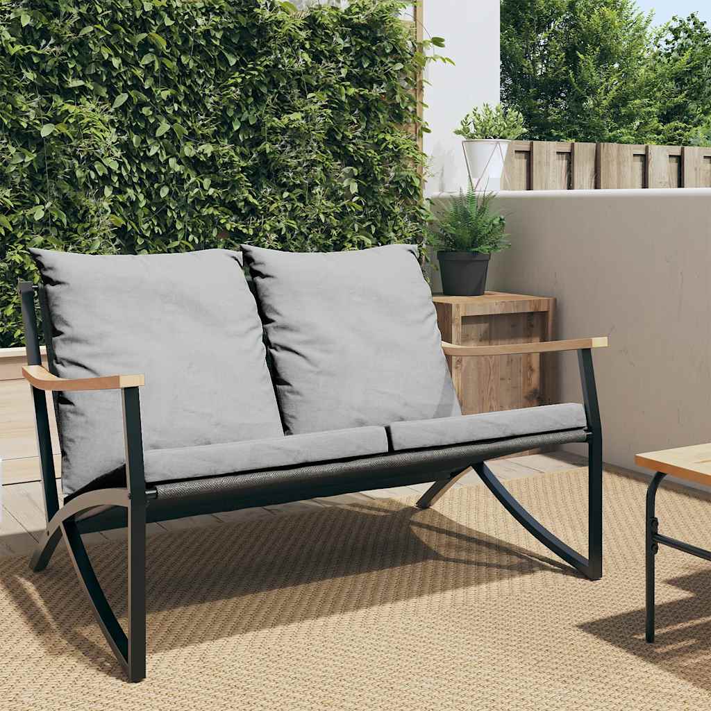 4 piece balcony furniture set with cushions, garden bench Bank - Shop at LoveMi