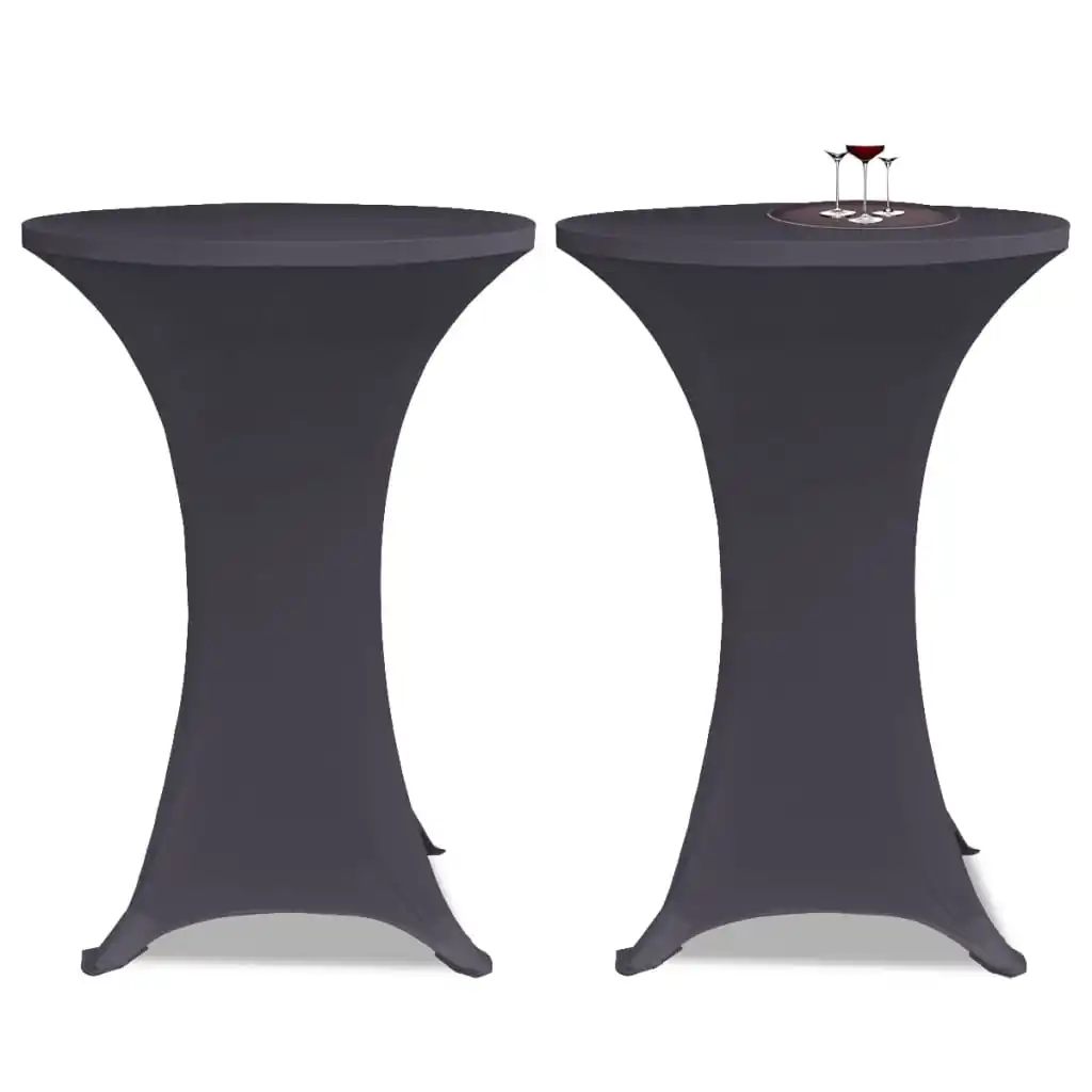 table cover stretch 80 cm anthracite