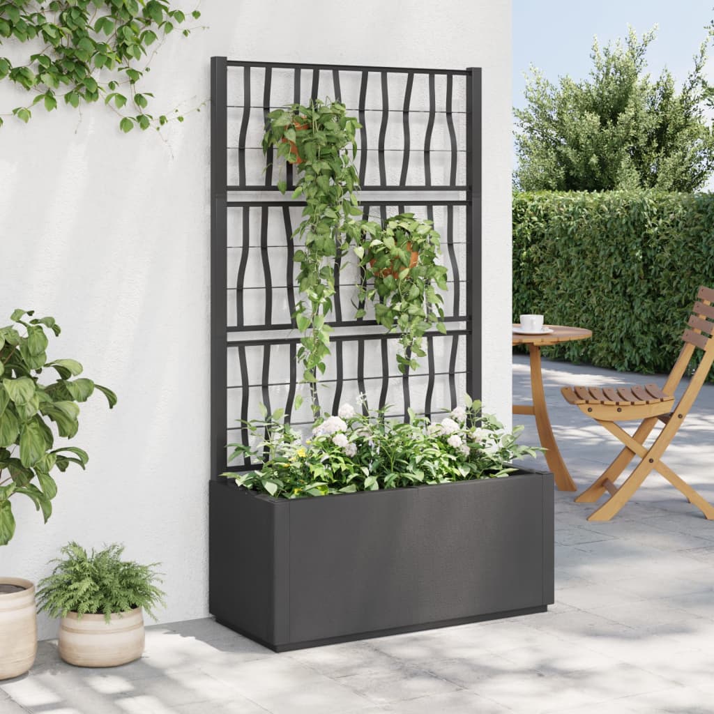   planter with trellis 80x PP   planter