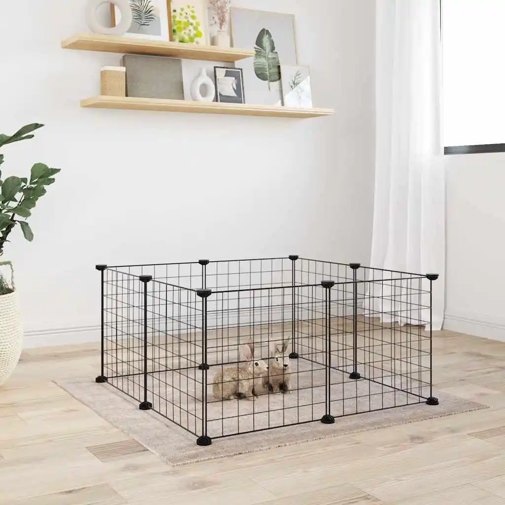 8-Panel Pet Cage with Door 12-Panel