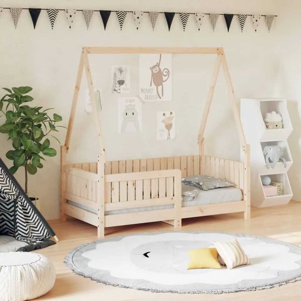 Children's Bed Solid Pine Wood