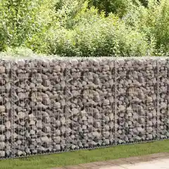 Gabion Wall with Cover, Galvanized, 60x Gabion Wall - 60 X 50 X 100 Cm - View 1