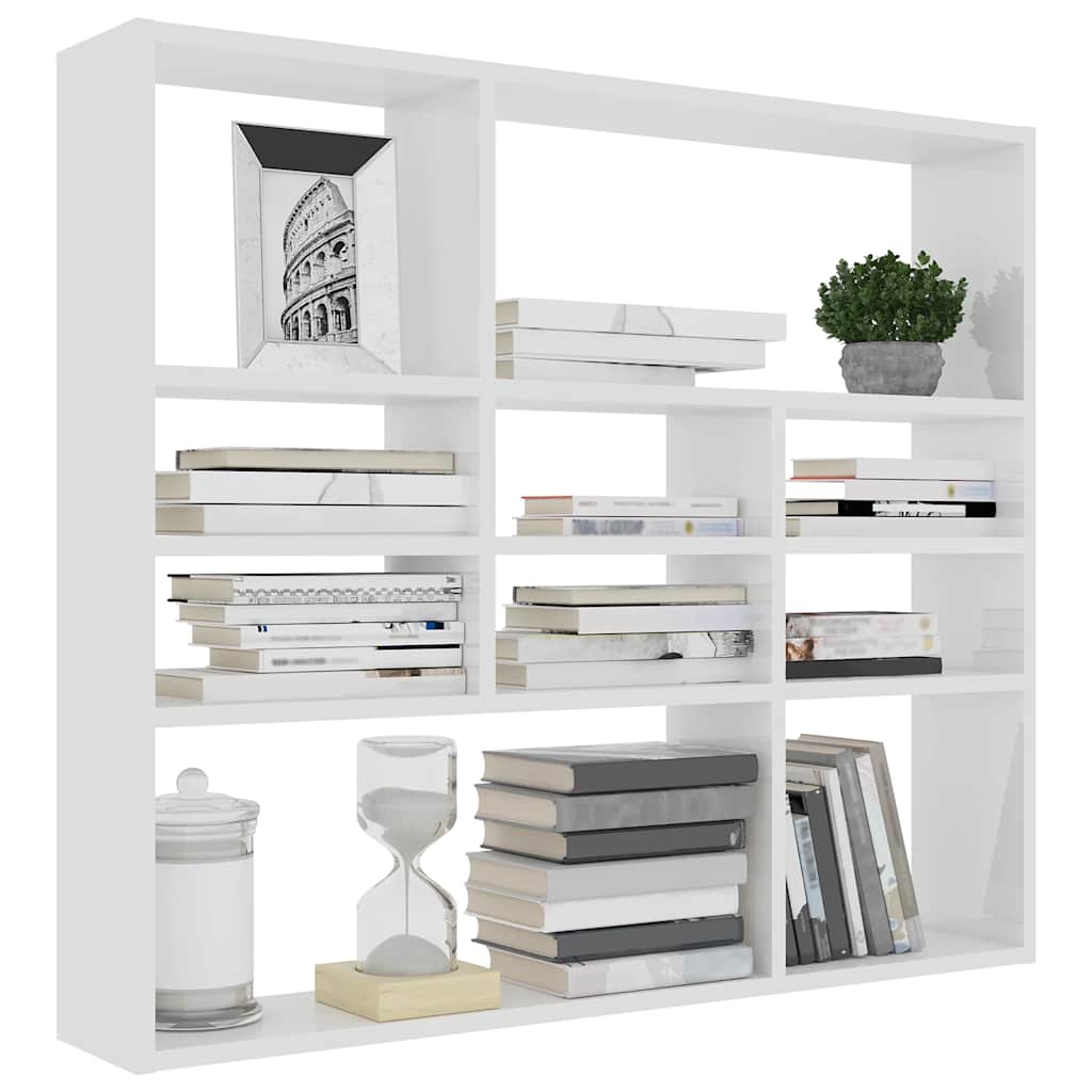 Wall Shelf with 10 Compartments