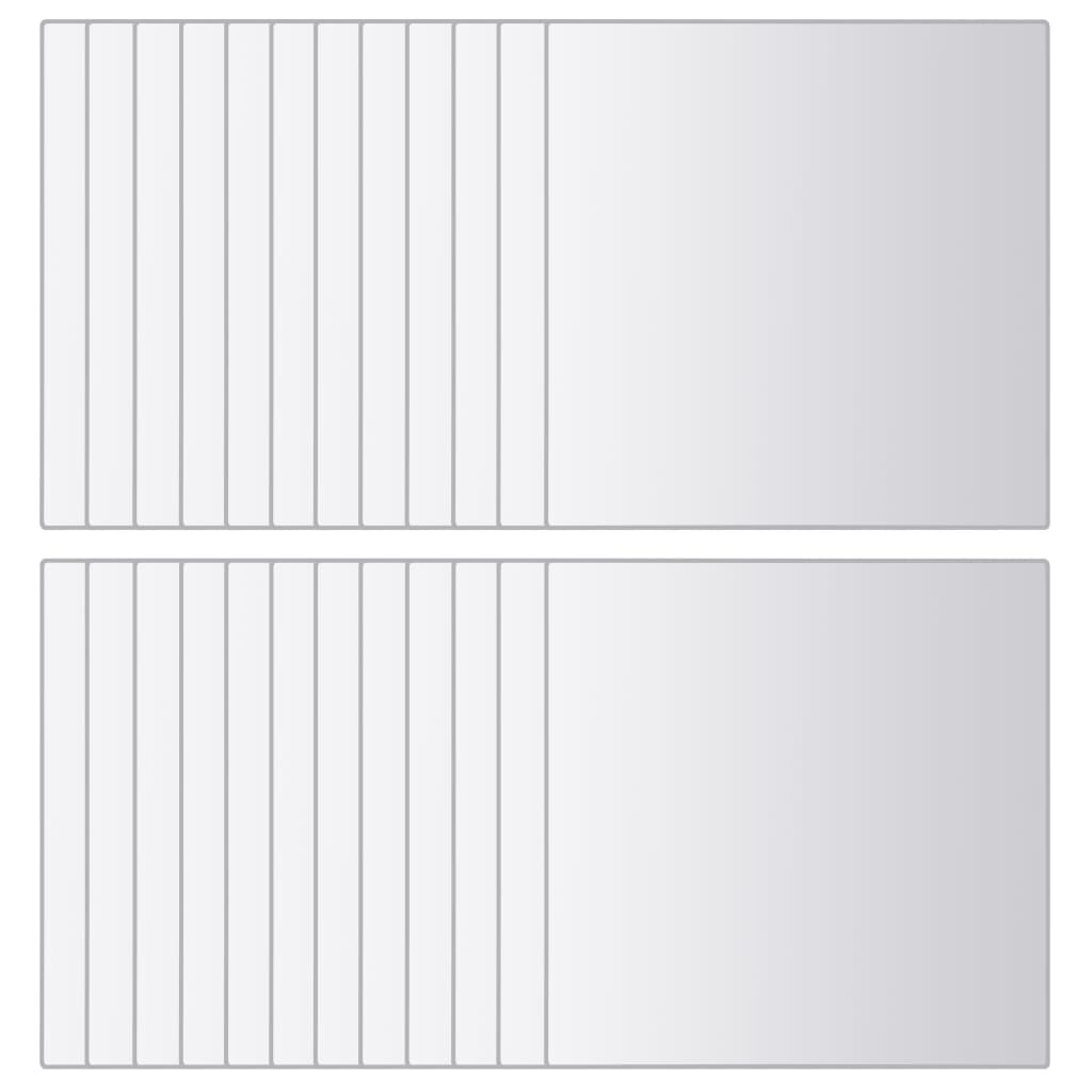   24-piece square mirror tile set — foto 2