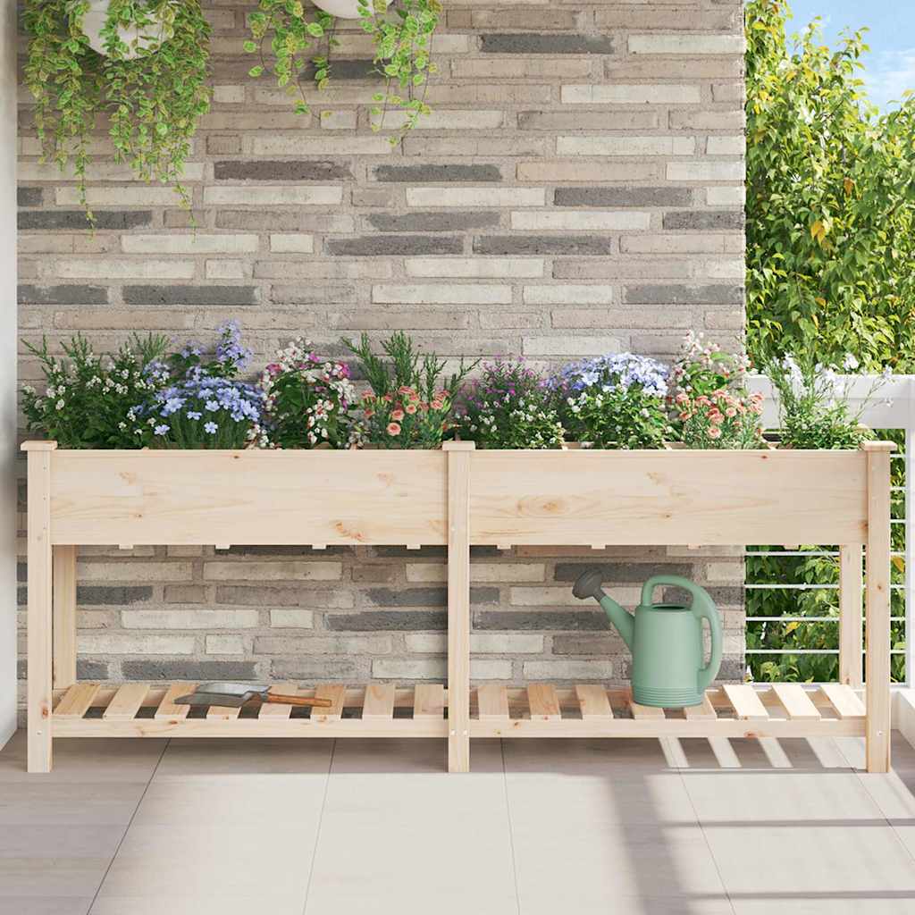Wooden Garden Planter with Shelf, picture 7 of 7