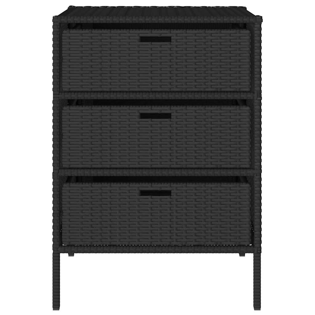 Garden Cabinet 55x Poly Rattan Garden Cabinet 55x Product Image